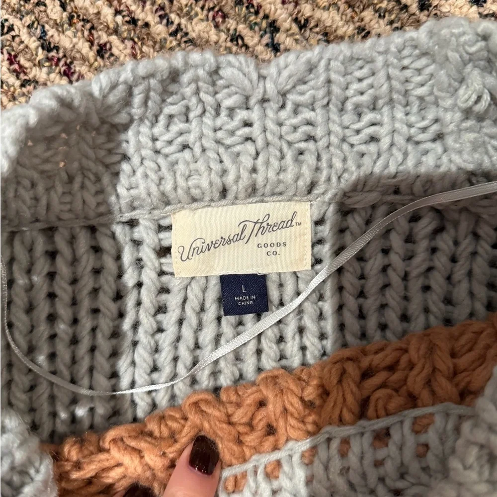 Universal Thread Multicolor Crew Neck Sweater - Picture 9 of 11